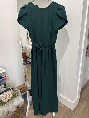 calvin klein tulip sleeve dress green CALVIN KLEIN SHEATH DRESS, UNIQUE TULIP SLEEVE, AQUA GREEN, SIZE 8 NWT